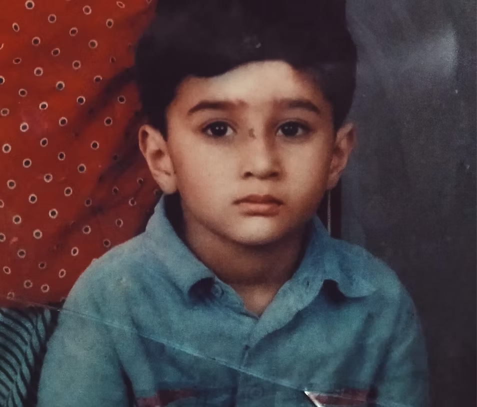 Childhood photograph of Nad-E-Ali